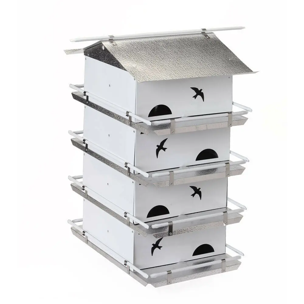 Watersedge Starling Resistant Purple Martin House 4 Floor / 8 Room